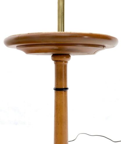 Floor Lamp with Built in Side Table