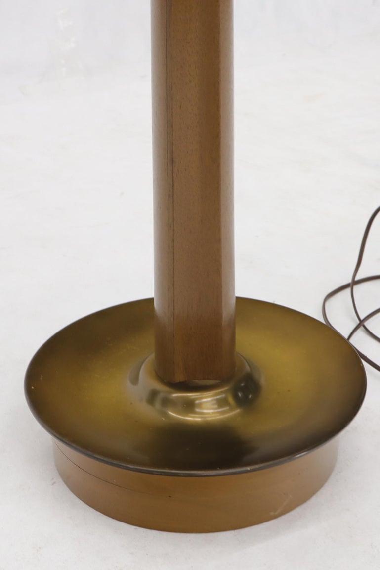 Large Mid-Century Modern Three arms Table or Floor Lamp with Cylinder Shades