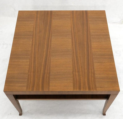 Gibbings for Widdicomb Square Two Tier Walnut End Center Coffee Table