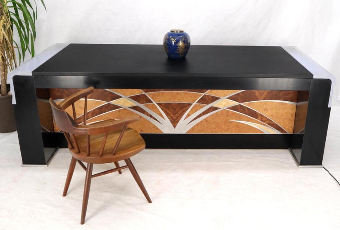 Oversize Large Important Vladimir Kagan Art Deco Executive Desk