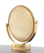 Heavy Solid Bronze Swiss Made Shaving Mirror