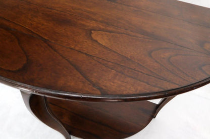 Solid Cherry Demilune Console Table by Baker