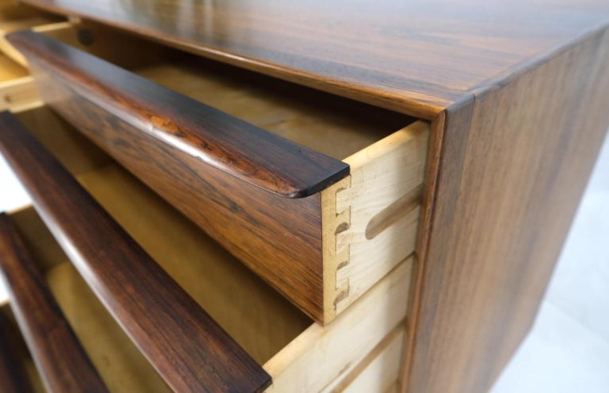 Danish Mid Century Modern Rosewood Tambour Doors Sideboard Credenza Falster