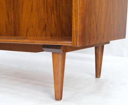 Edmond Spence Lacquered Walnut 6 Drawers Long Dresser Cabinet Credenza Mint!