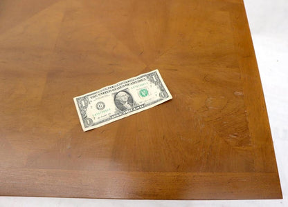 Mid-Century Modern Long Low Profile Credenza with Round Ring Drop Pulls