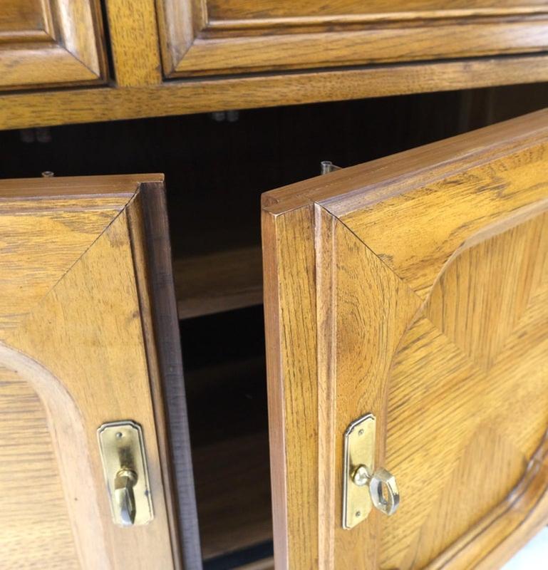 Thomasville Two Doors Two Drawers Mid Century Modern Server Cabinet Console Mint