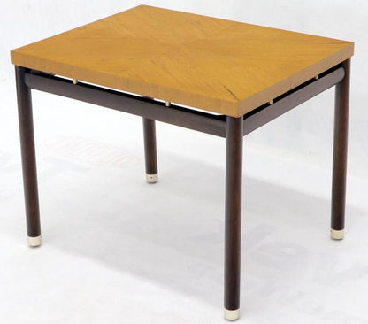 Pair of John Stuart Ebonized Bases Floating Tops End Side Tables