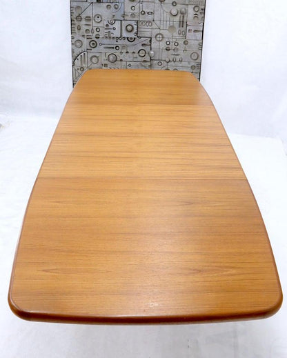 Danish Teak 2 Self Containing Extension Boards Dining Table