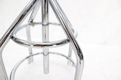 Bauhaus Mid-Century Modern Large Chrome Coat Rack