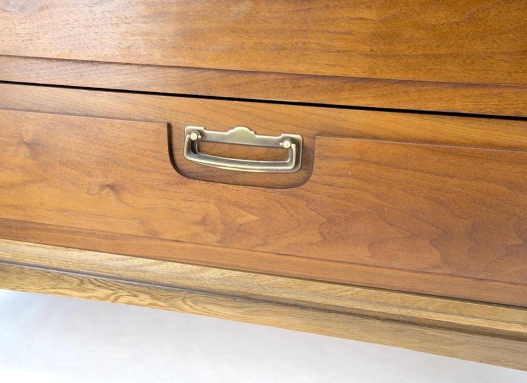Mid-Century Modern Double Door Compartment Walnut Gentleman's Chest Dresser MINT