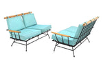Mid-Century Modern Sectional Two Part Sofa Frames