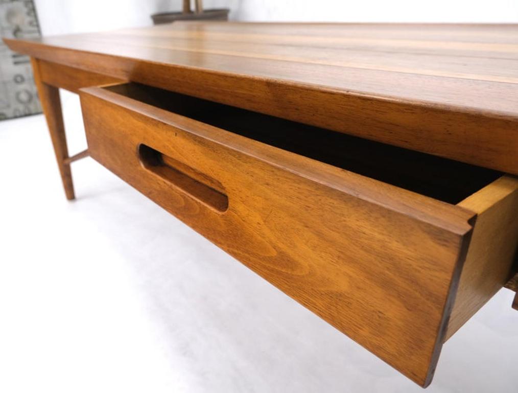 Henredon Solid Walnut Bench Coffee Table