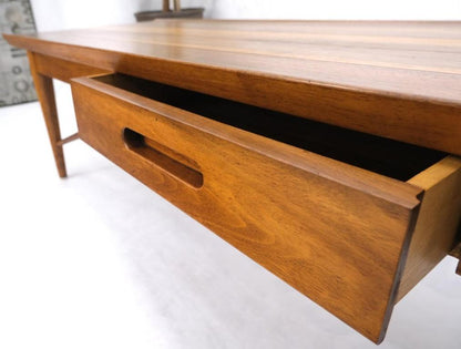 Henredon Solid Walnut Bench Coffee Table