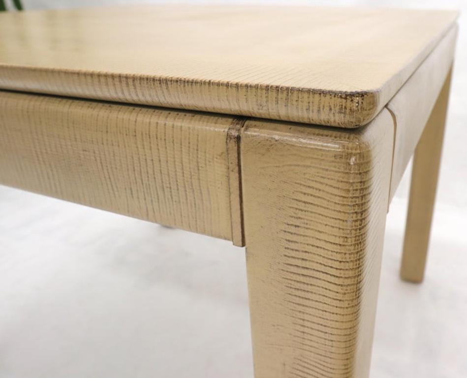 Karl Springer Embossed Leather Square Game Dining Table