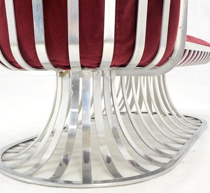 Russel Woodard Mid-Century Modern Aluminum Chaise Lounge Arm Chair Mint!