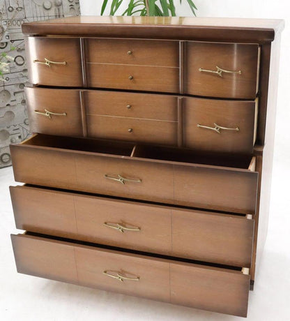 Mid-Century Modern Two-Tone High Chest Dresser Kent Coffey