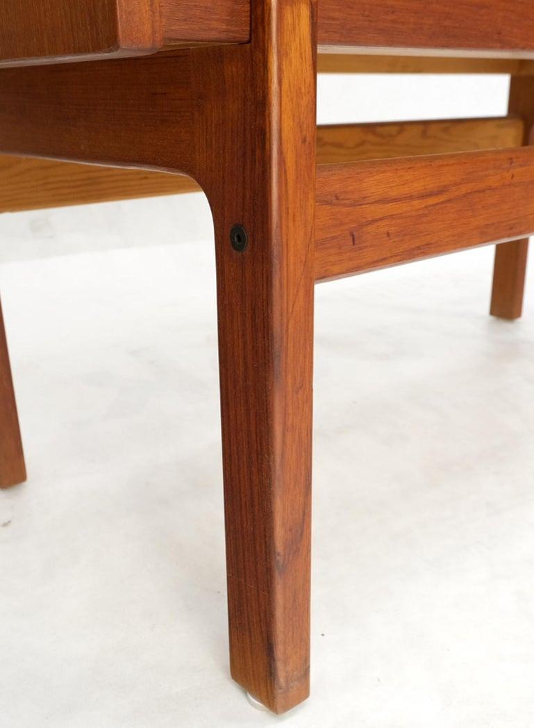 Danish Mid-Century Modern Teak Pull Out Secretary Desk Chest of Drawers Dresser