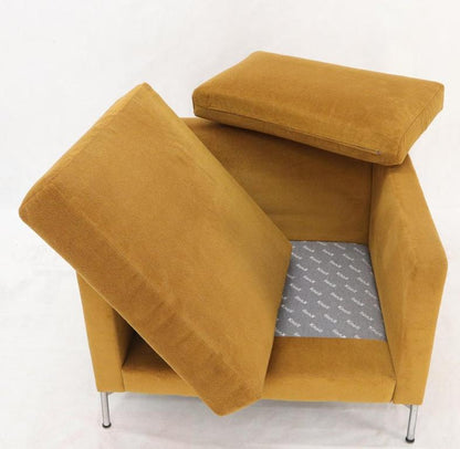 Knoll Mid-Century Modern Box Shape Lounge Chair
