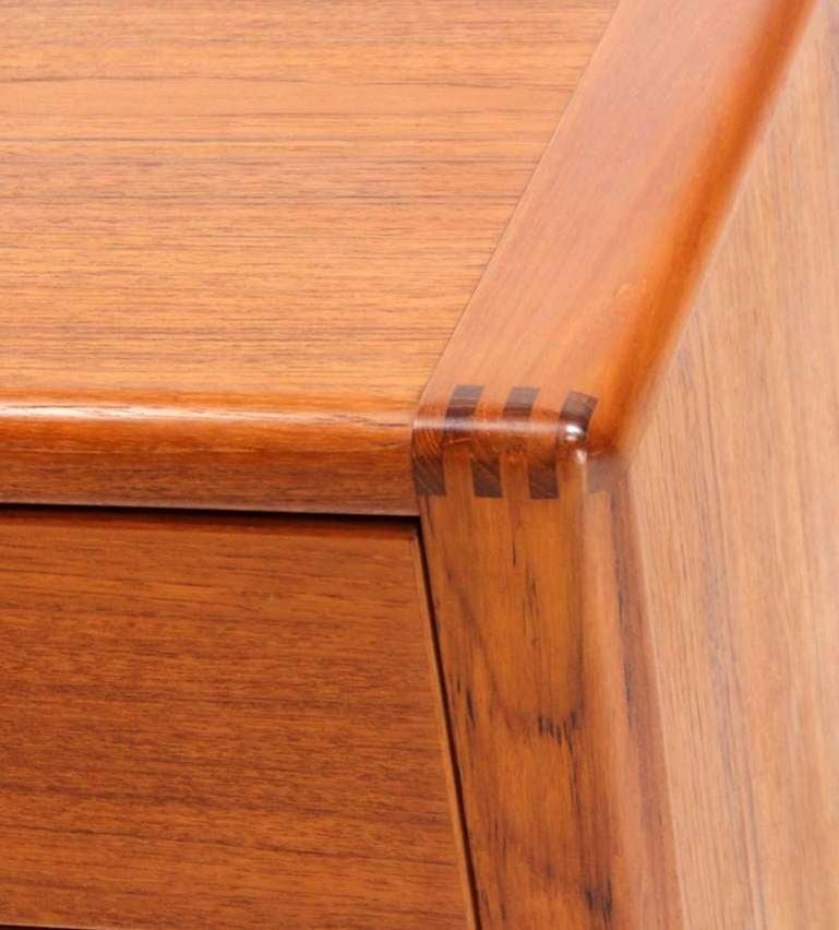 Danish Mid Century Modern Teak Eight Drawer Dresser Credenza Cabinet MINT!