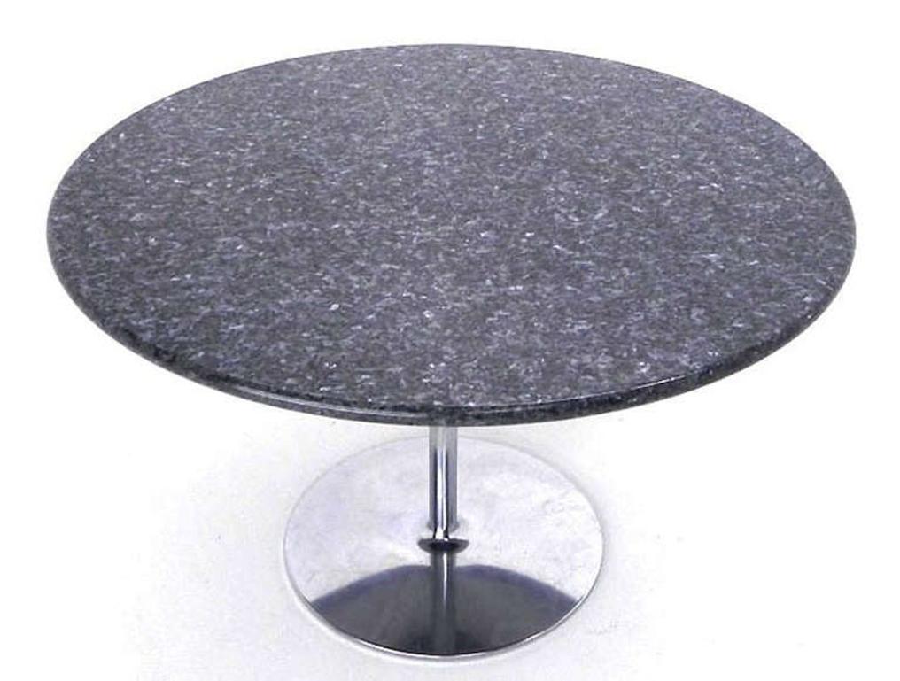 EstablishedLines Mid Century Modern Round Iridescent Granite Tulip Base Dining Center Table MINT!