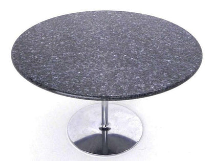 EstablishedLines Mid Century Modern Round Iridescent Granite Tulip Base Dining Center Table MINT!