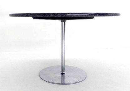 EstablishedLines Mid Century Modern Round Iridescent Granite Tulip Base Dining Center Table MINT!