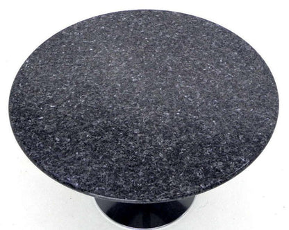 EstablishedLines Mid Century Modern Round Iridescent Granite Tulip Base Dining Center Table MINT!