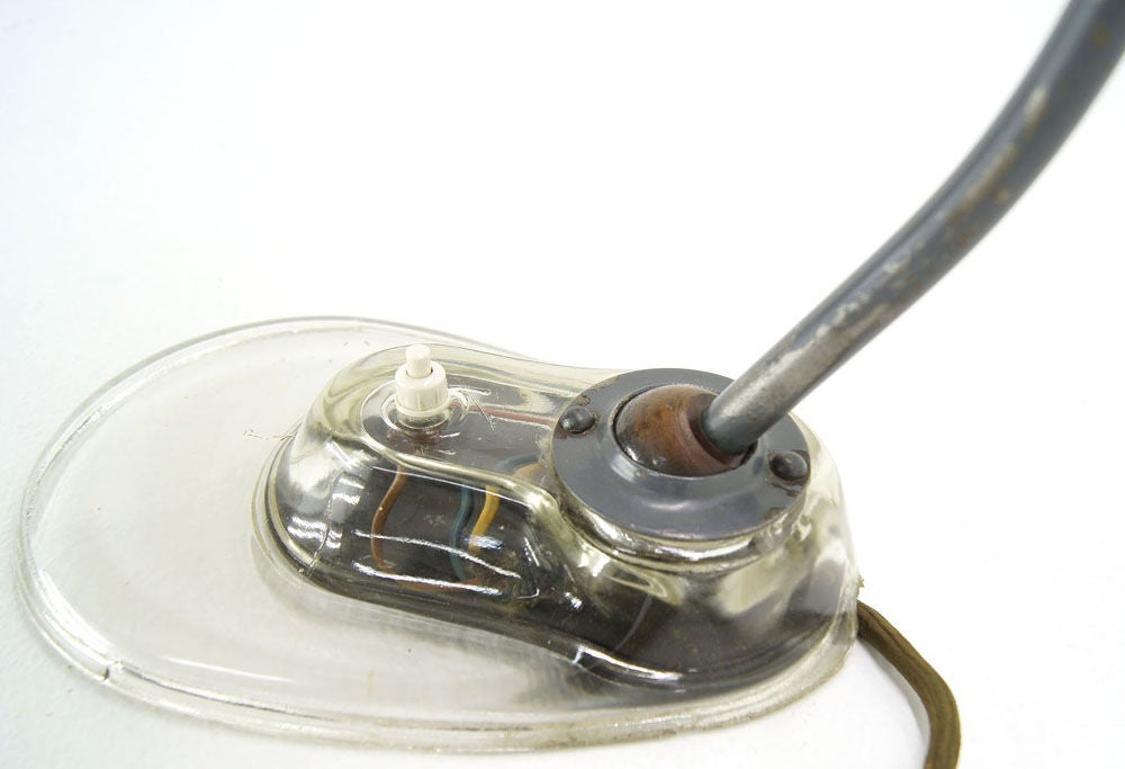 EstablishedLines Marianne Brandt for Kandem Glass Base Table Desk Lamp