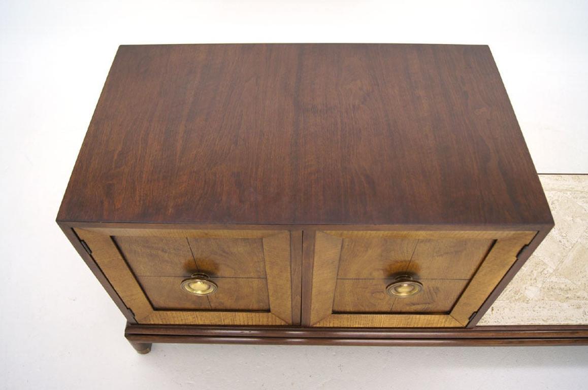 Renzo Rutily Mid Century Modern Two Doors Hall Entry Credenza